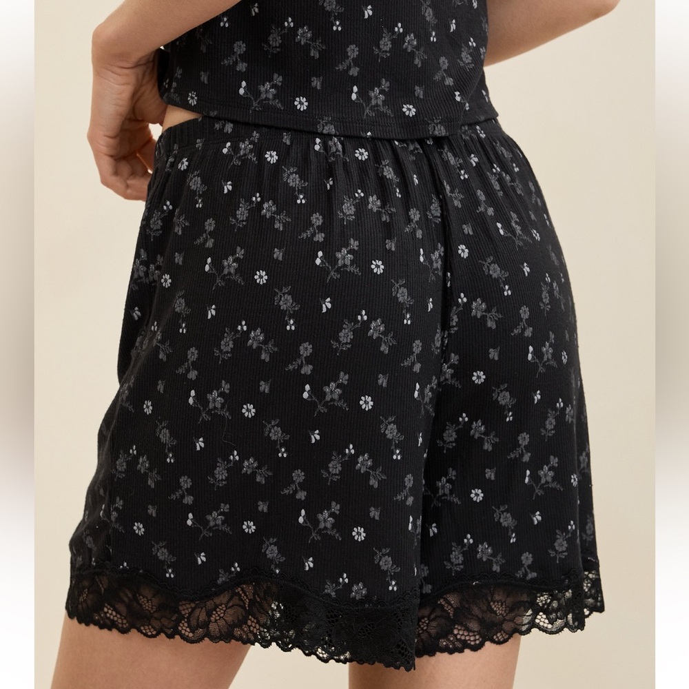 Aerie Soft Rib Lace Boxer - Picture 2 of 5